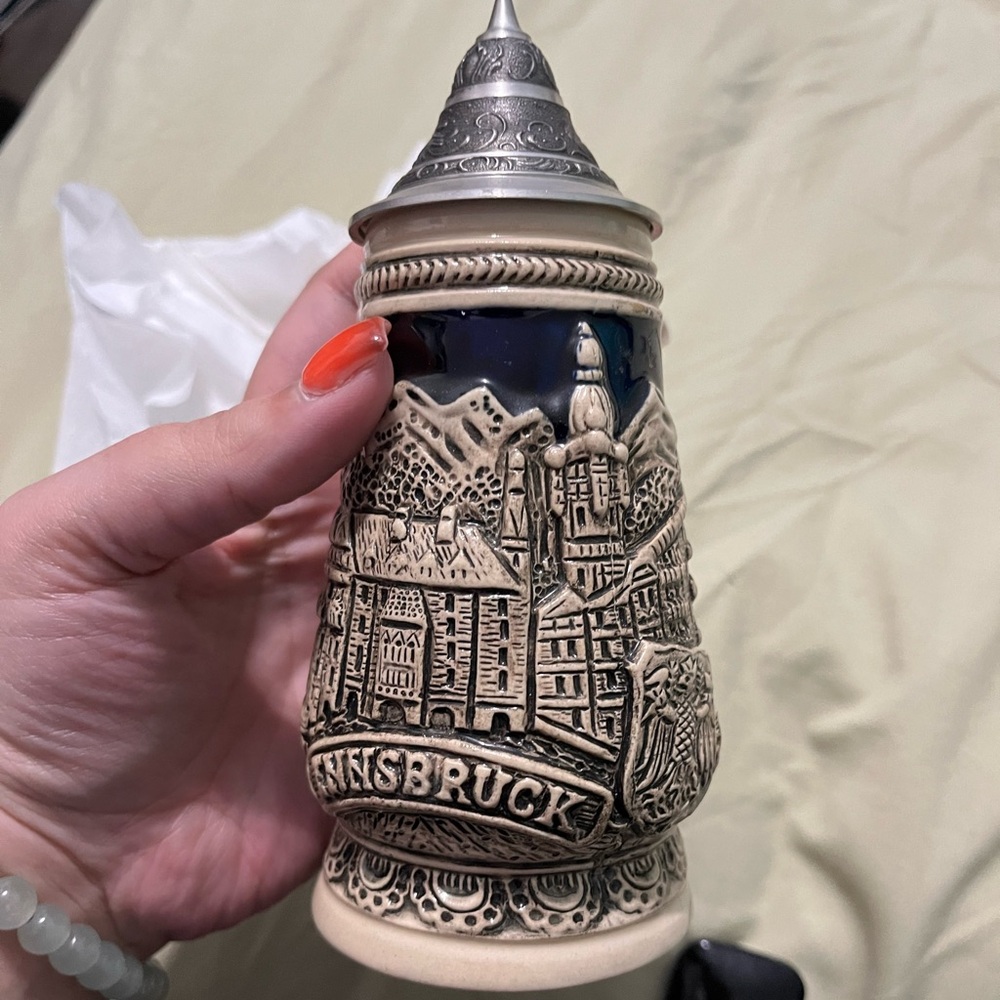 Vintage Austrian  beer stein